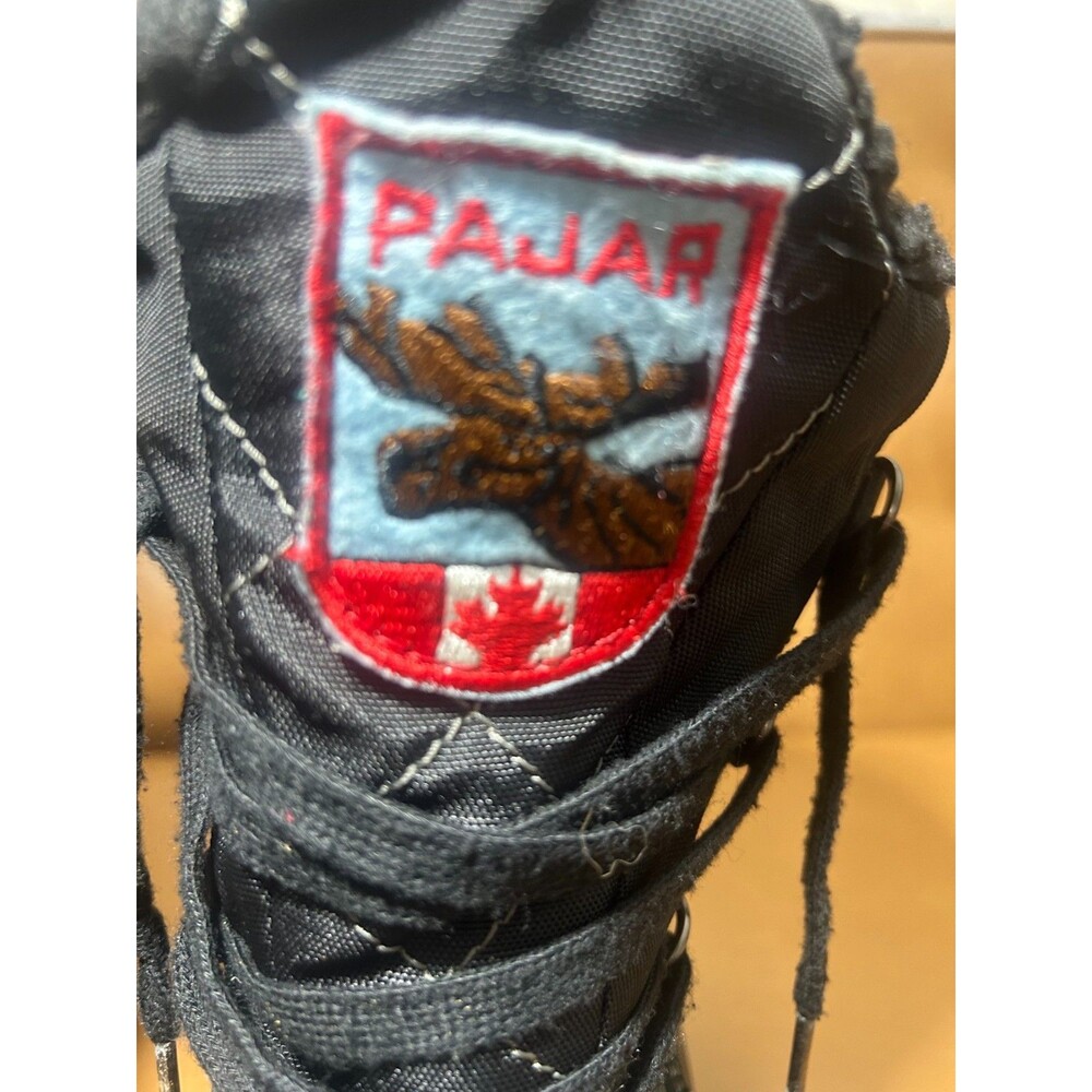 Pajar Canada Snow Boots Mens US 11-11.5 Black Leather Moose Grip Low Waterproof‎ - Picture 5 of 16